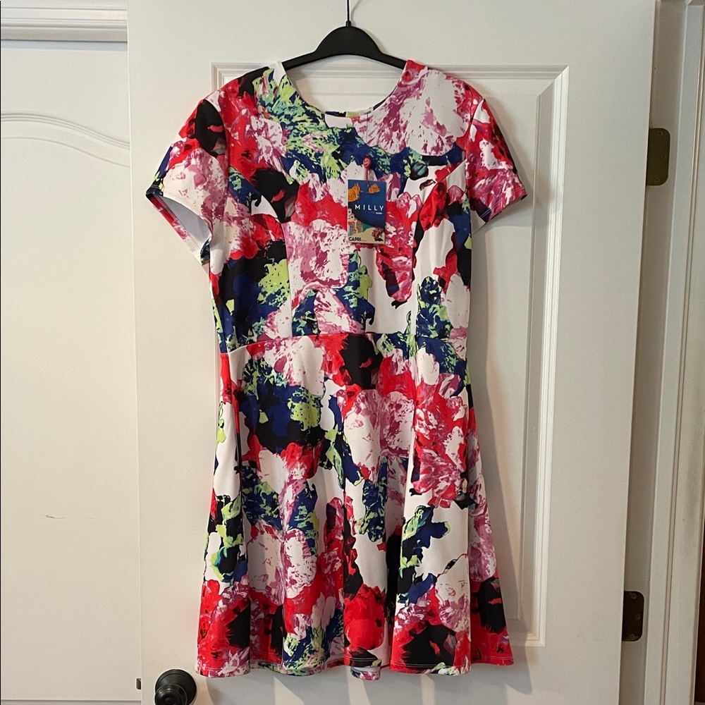 Milly Multicolor Abstract Dress